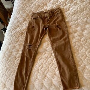 Tan rustic cute pants